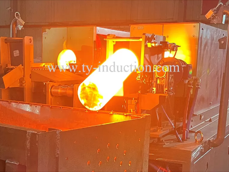 Induction heating forging