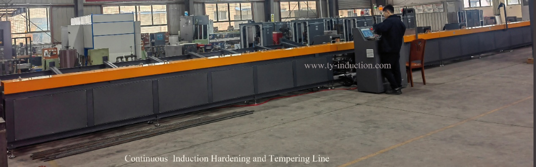 Induction Hardening and Tempering Line